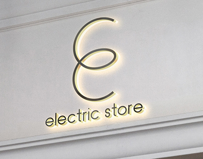 Electric Store Logo Branding
