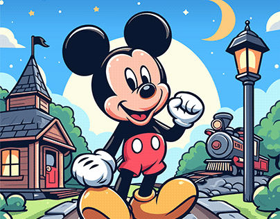 Mickey Mouse Character Illustration