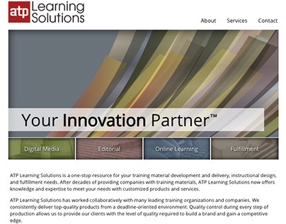 ATP Learning Website Design