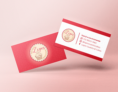 Business Card - Lopes Sweets & Cakes