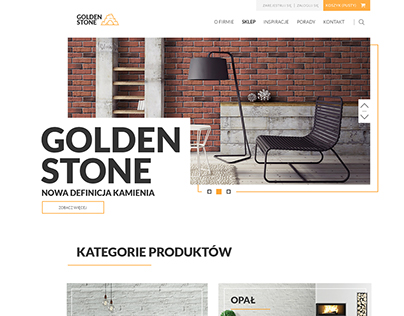 Goldenstone Shop Web Design