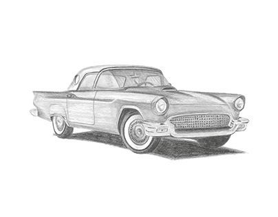 Vehicles // Pencil Sketches // Ongoing Project