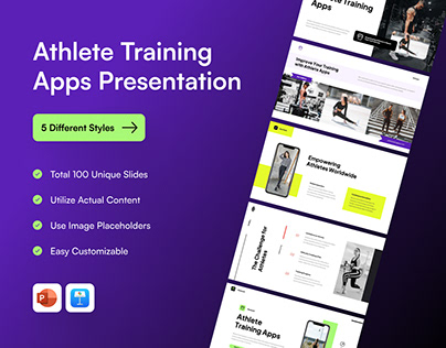 Athlete Training Apps Presentation Template