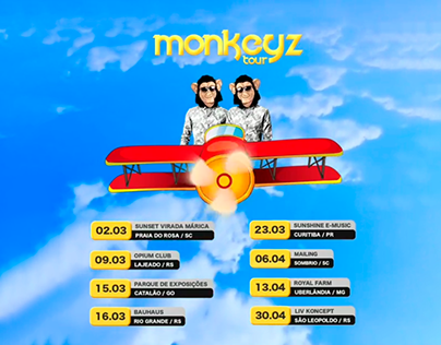 Monkeyz Tour @ AGENDA MARÇO