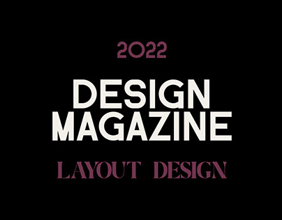 Magazine design