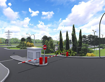 Parking Lot • 3D Landscape Model