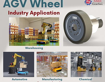 AGV Wheel Used in Various Industries | SMD Gearbox