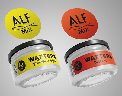 Alf Mix Fishing Bait Packing Labels