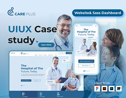 Hospital Management UIUX Case Study| SaaS Dashboard