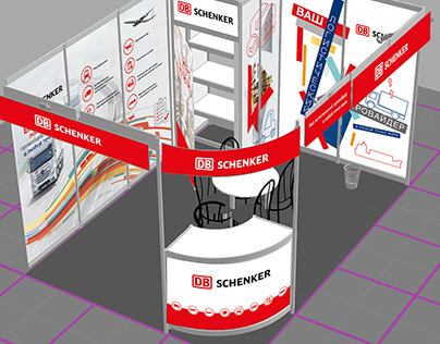 Design of exhibition stands for DB Schenker
