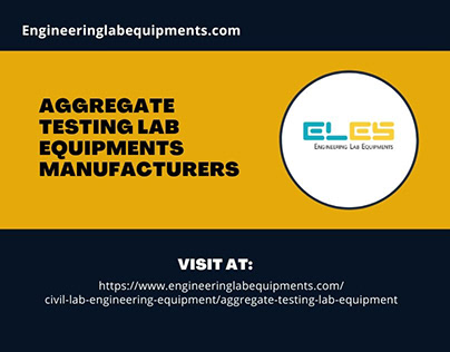 Aggregate Testing Lab Equipments Manufacturers