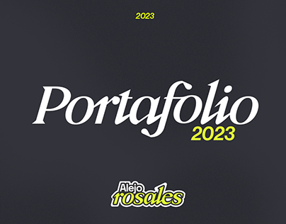 Portafolio Alejo Rosales · 2023
