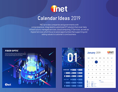 Calendar Ideas 2019 | Isometric Technology Download