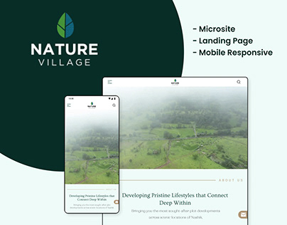 Nature Village - Microsite