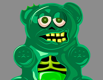 Gummy zombie bear