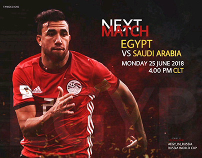MatchCard : EGYPT VS SAUDI ARABIA