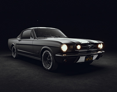 Black Beast | Ford Mustang Fastback 1965 (CGI)