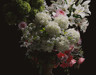 Flowers. 3D render