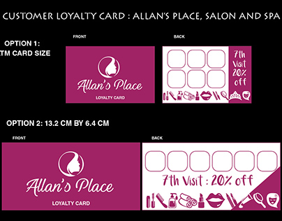 Loyalty card: Allan's Place