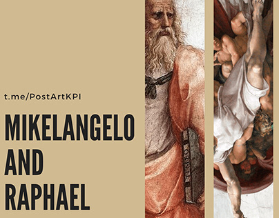 MIKELANGELO AND RAPHAEL (poster and presentation cover)