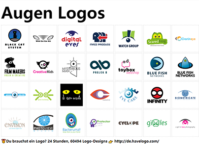 30 augen Logos - Markenentwurf - logo initialen erstell