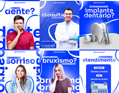 Portfólio Dentista/Clínica Odontológica | Social Media