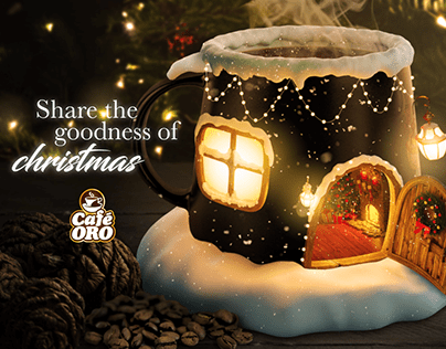 CAFE ORO | Christmas ads Key Visuals.