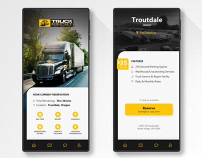 Truck Parking App