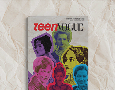 TEEN VOGUE Magazine Design, Women's History Month