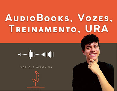 Audiobooks, vozes, treinamento e URA