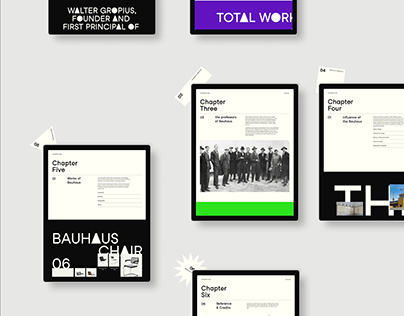 The History of Bauhaus - interactive Web