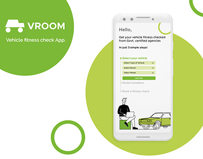Vroom : The vehicle fitness check application