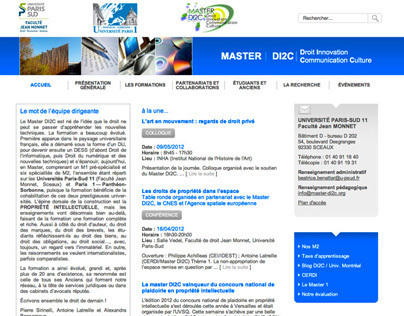Université Paris Sud - Master DI2C