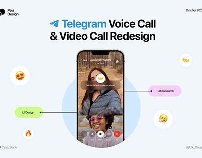 Project thumbnail - Telegram Voice & Video Call Redesign Case Study