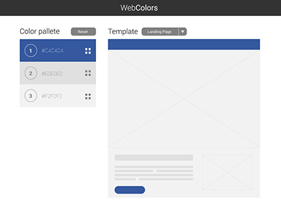 WebColors - A different way to work with color palettes