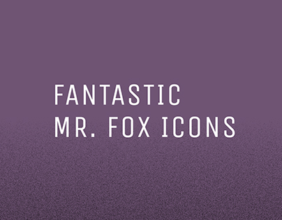 Fantastic Mr. Fox | Icon Design