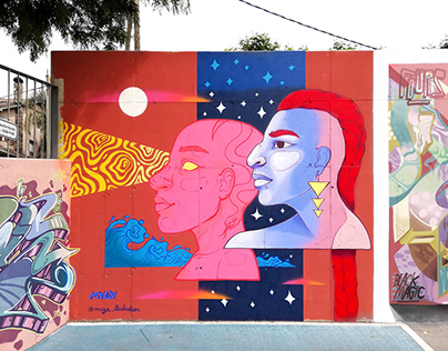 Hijas de la luna / Mural Jam El Masnou