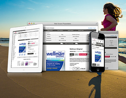 Product Page re-design for the Vitabiotics Ltd web site