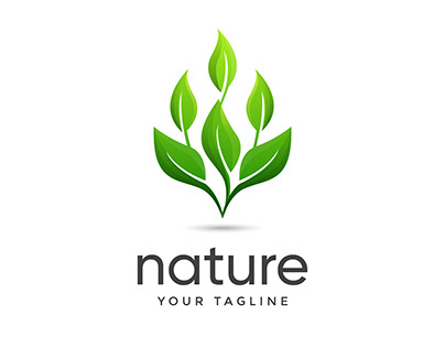 awesome nature logo illustration