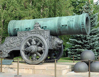 Artillery Sculpture Bronze Statue Decoration for Sale