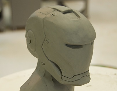 Sculpture - Iron Man Helmet