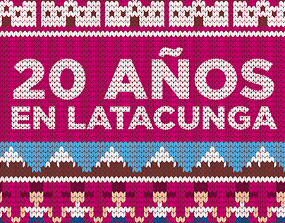 Aviso 20 Años en Latacunga