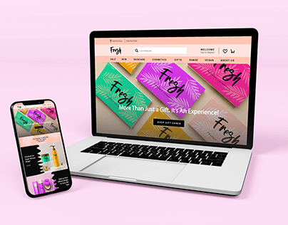 Website Design - Landing page for Fresh Cosmetics