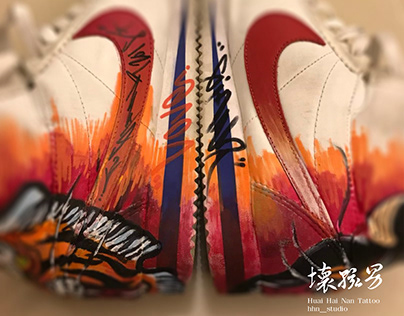 Hand Painted of shoes