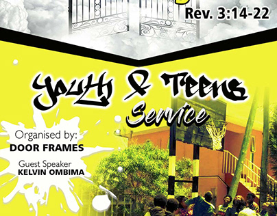 Youth & Teens Church Flyer