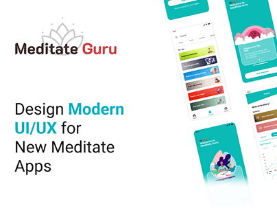 Meditation app (Meditate Guru) Case study