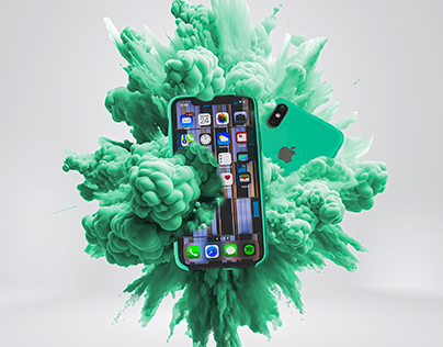 iPhone explosions advertise