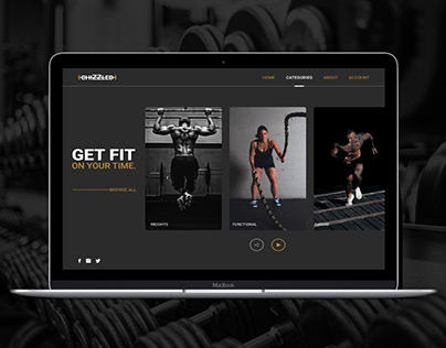 CHIZZLED- Minimalistic Workout Website