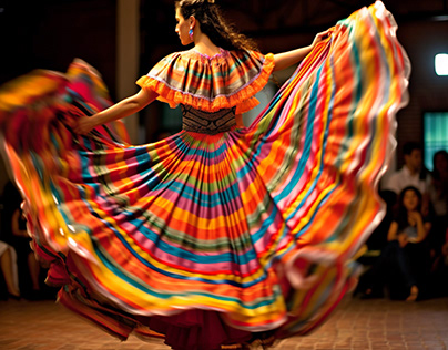 Jarabe baile emblemático en Mexico