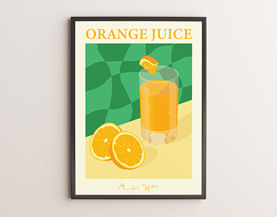 Poster | Orange juice